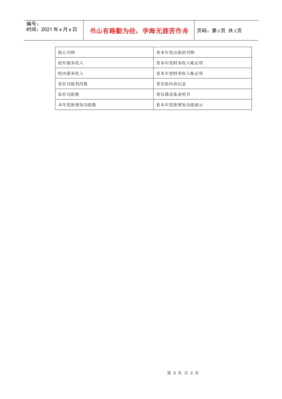 兰州大学大型精密仪器设备考核记分表-兰州大学实验室与设备_第3页