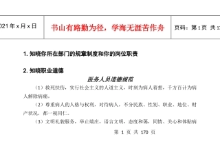 人力资源-202203-医务人员应知应会-正文