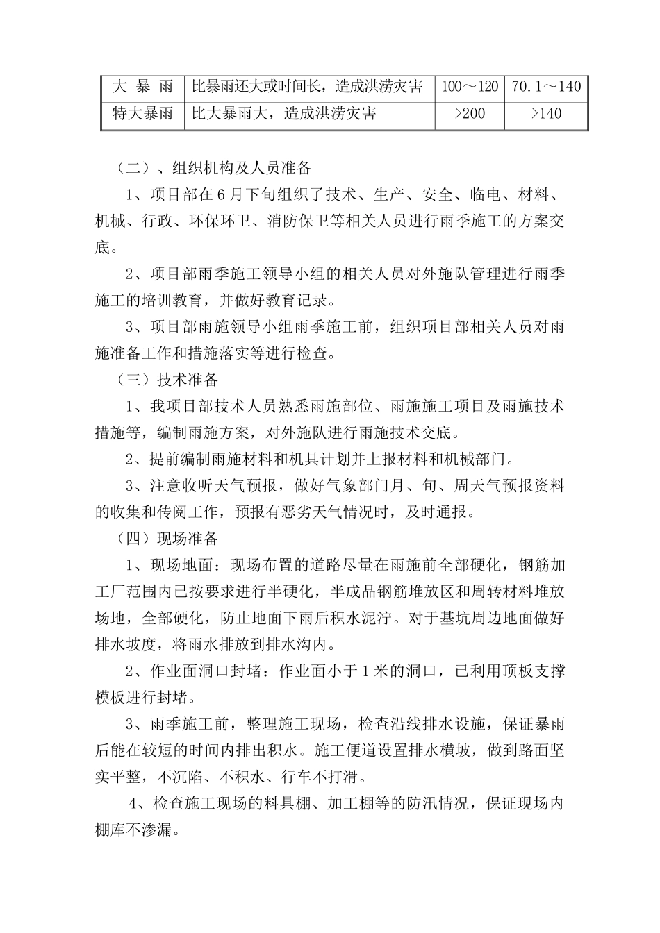 民用建筑雨季施工方案_第2页