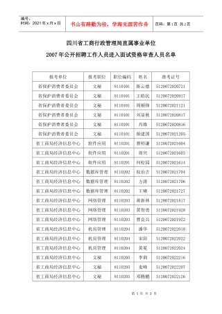 四川省工商行政管理局直属事业单位