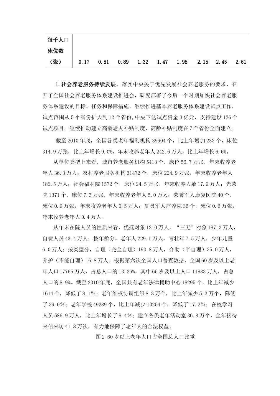 民政部XXXX年社会服务发展统计报告_第2页