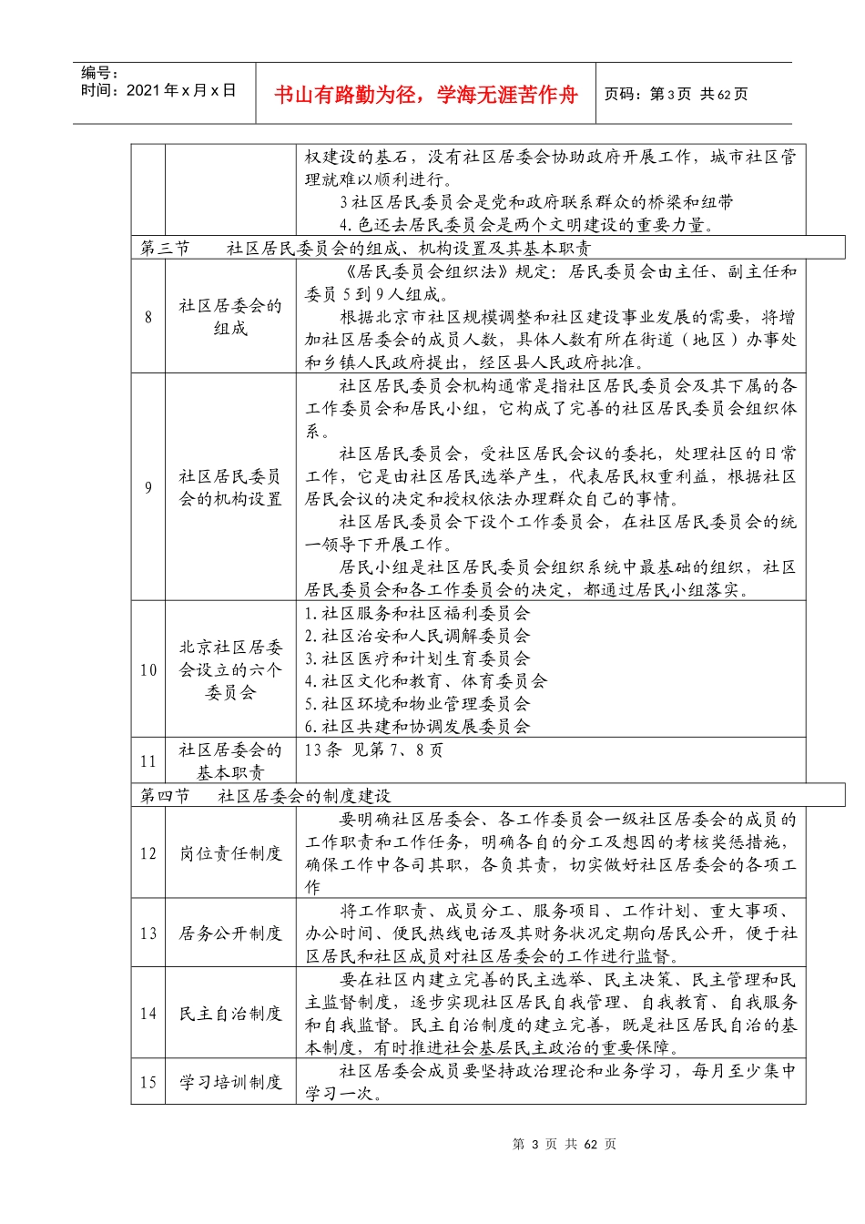 XXXX年陕西省城镇社区专职工作人员招聘笔试知识汇总_第3页