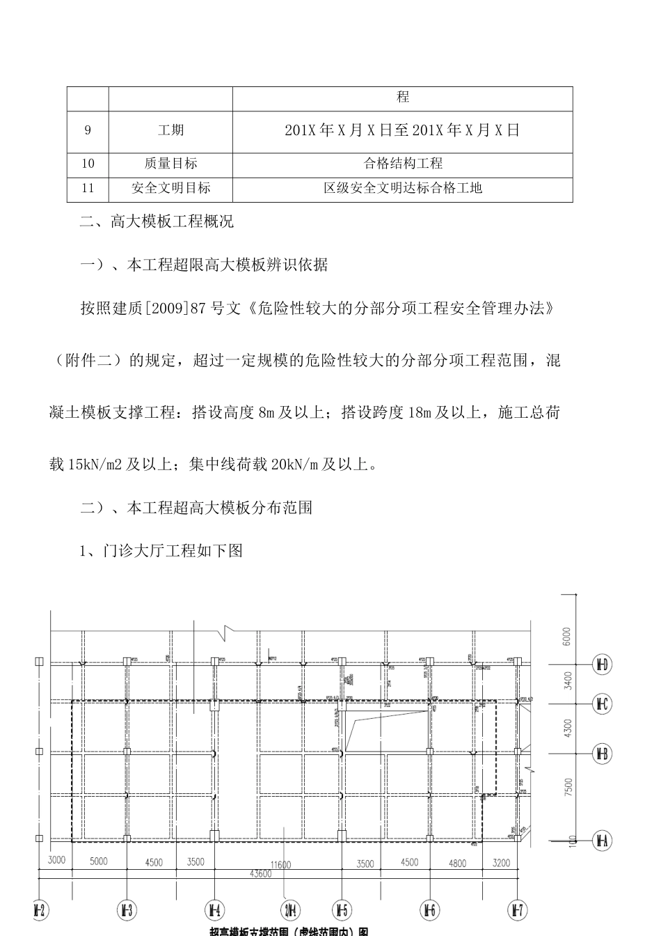 某医院住院部综合业务楼高大模板工程专项施工方案_第2页