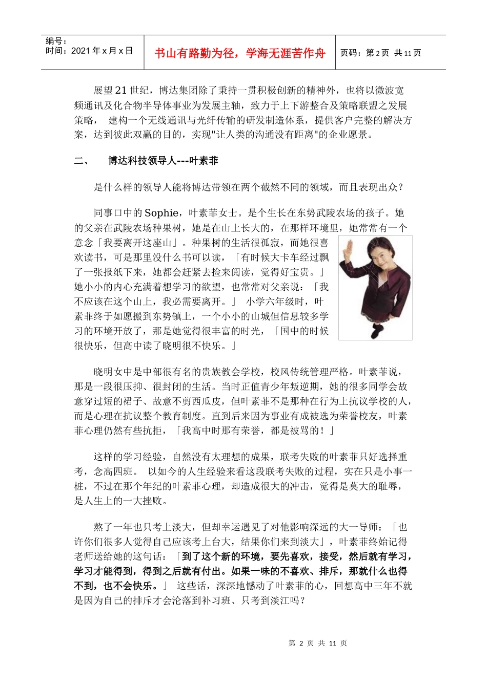创业家个案分析叶素菲与博达科技_第2页