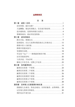 金牌推销员（ 32页）