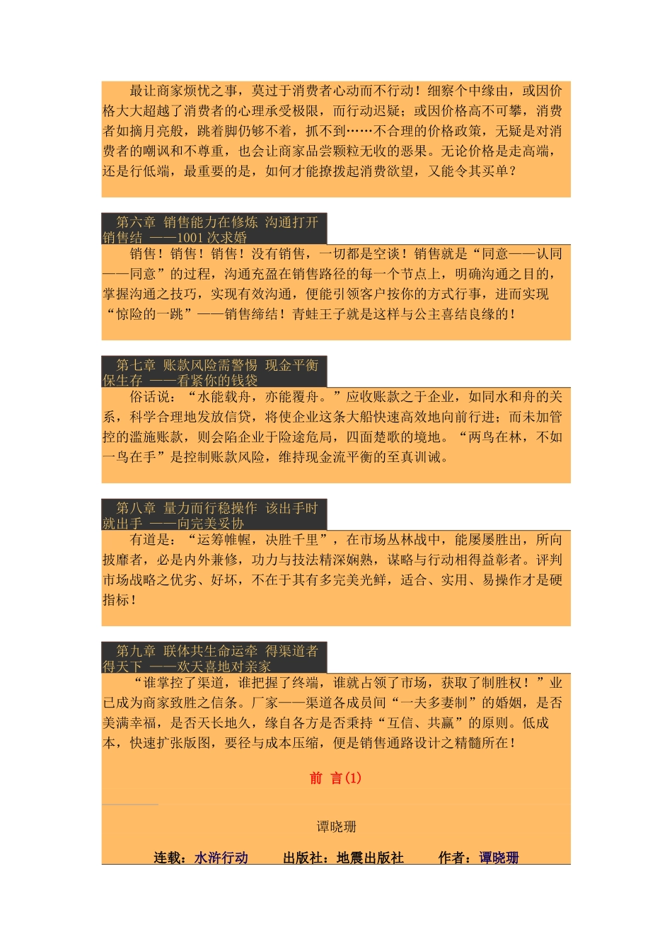 打开营销执行的九大玄关（ 150页）_第2页