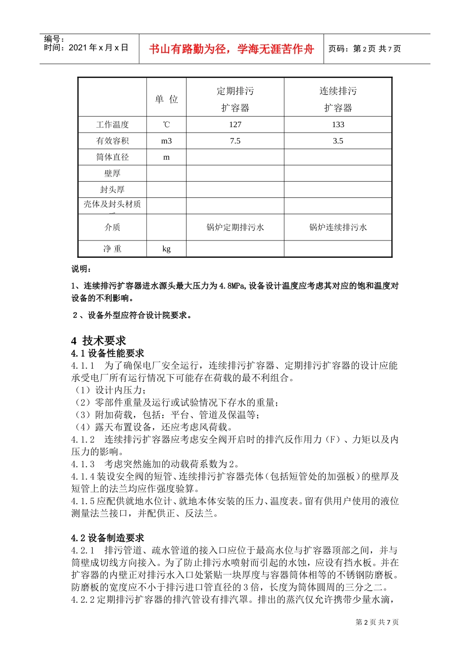 人力资源-202225MW高炉煤气发电工程压力容器技术(DOC7页)_第2页
