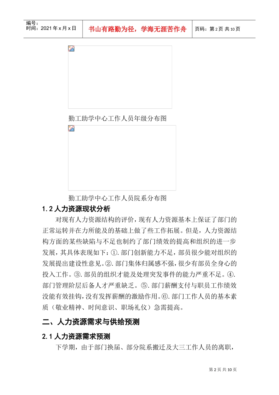 勤工助学中心人力资源规划方案概述_第2页