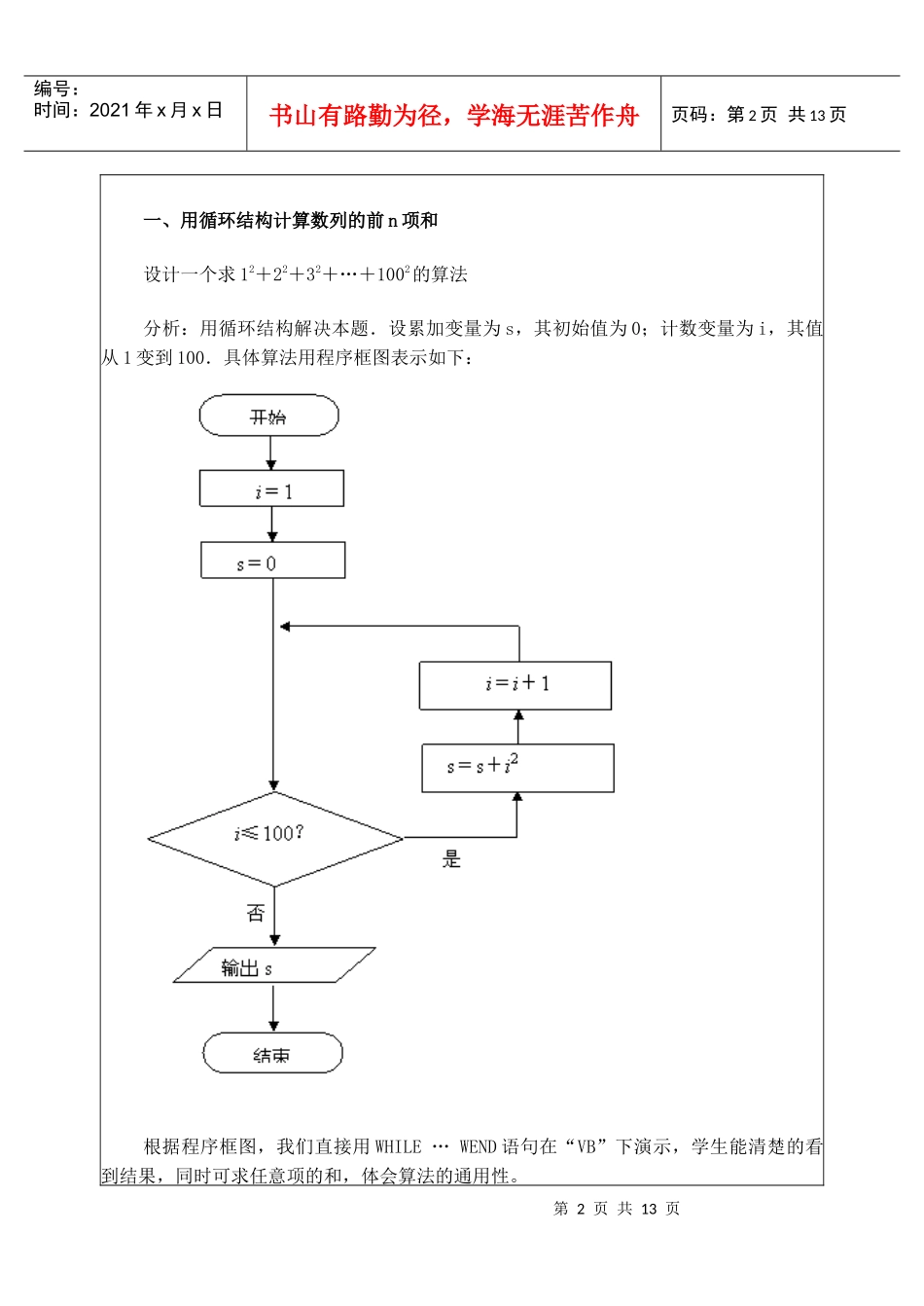 人力资源-2022VB环境下的算法教学探讨_第2页