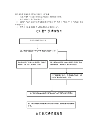 进口付汇核销