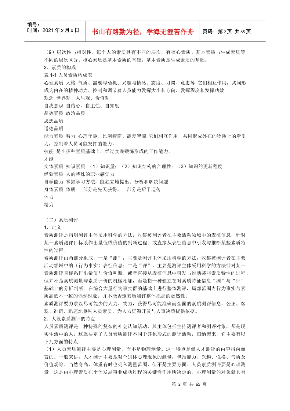 人才素质测评教程_第2页