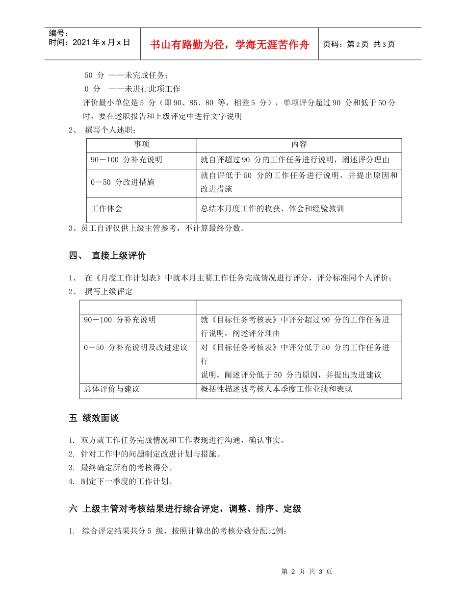 员工绩效评估操作说明_第2页