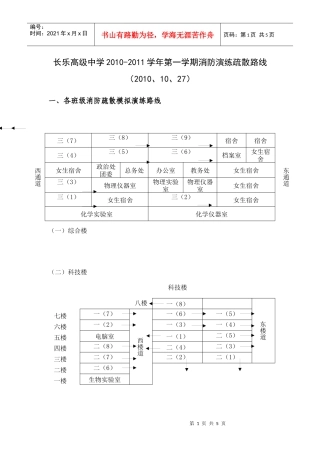 人力资源-202210消防演练doc-福建省长乐高级中学欢迎您！