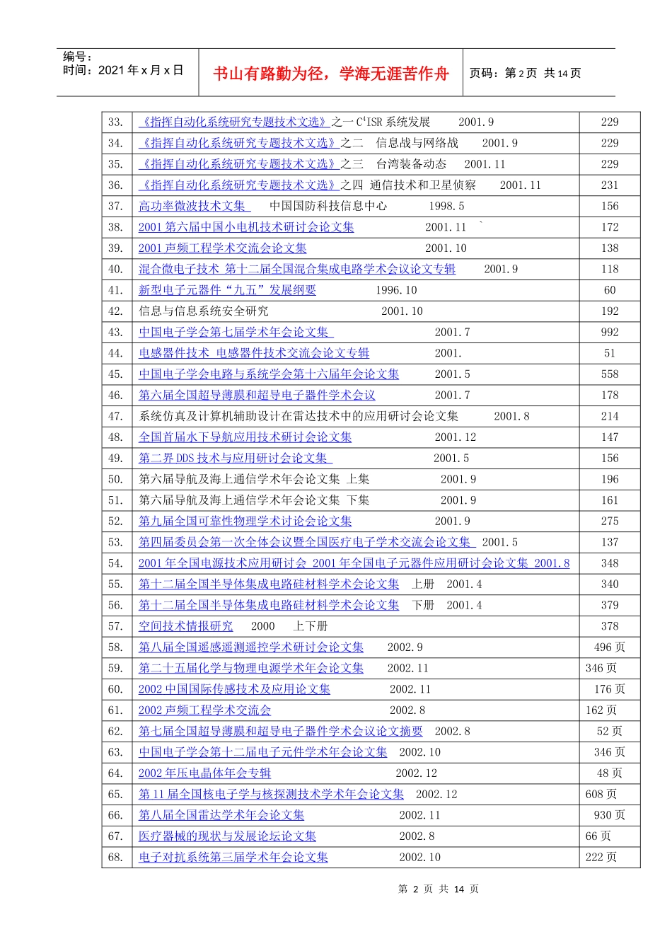 中文会议录目录_第2页