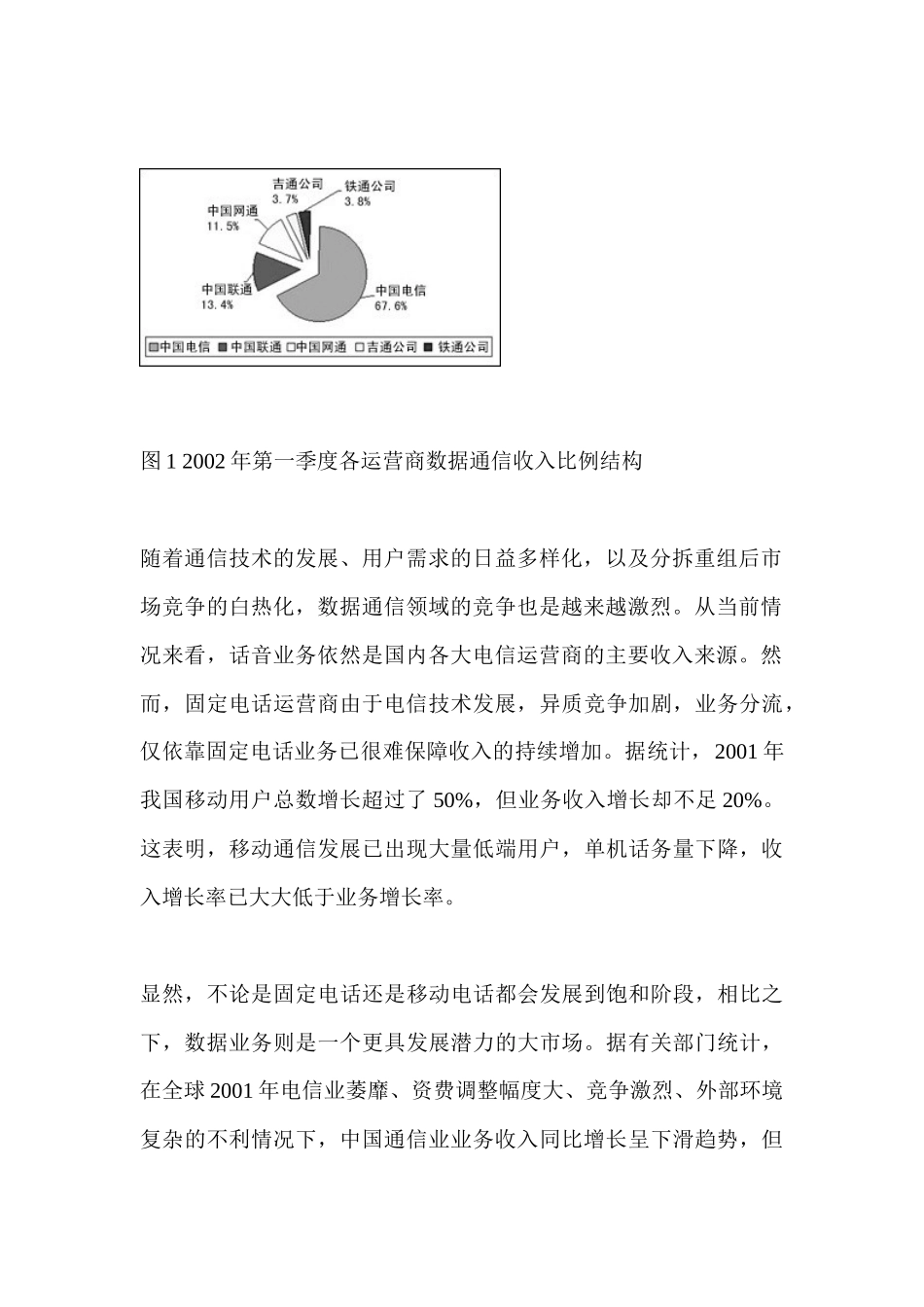 标题：中国数据通信市场分析报告_第3页