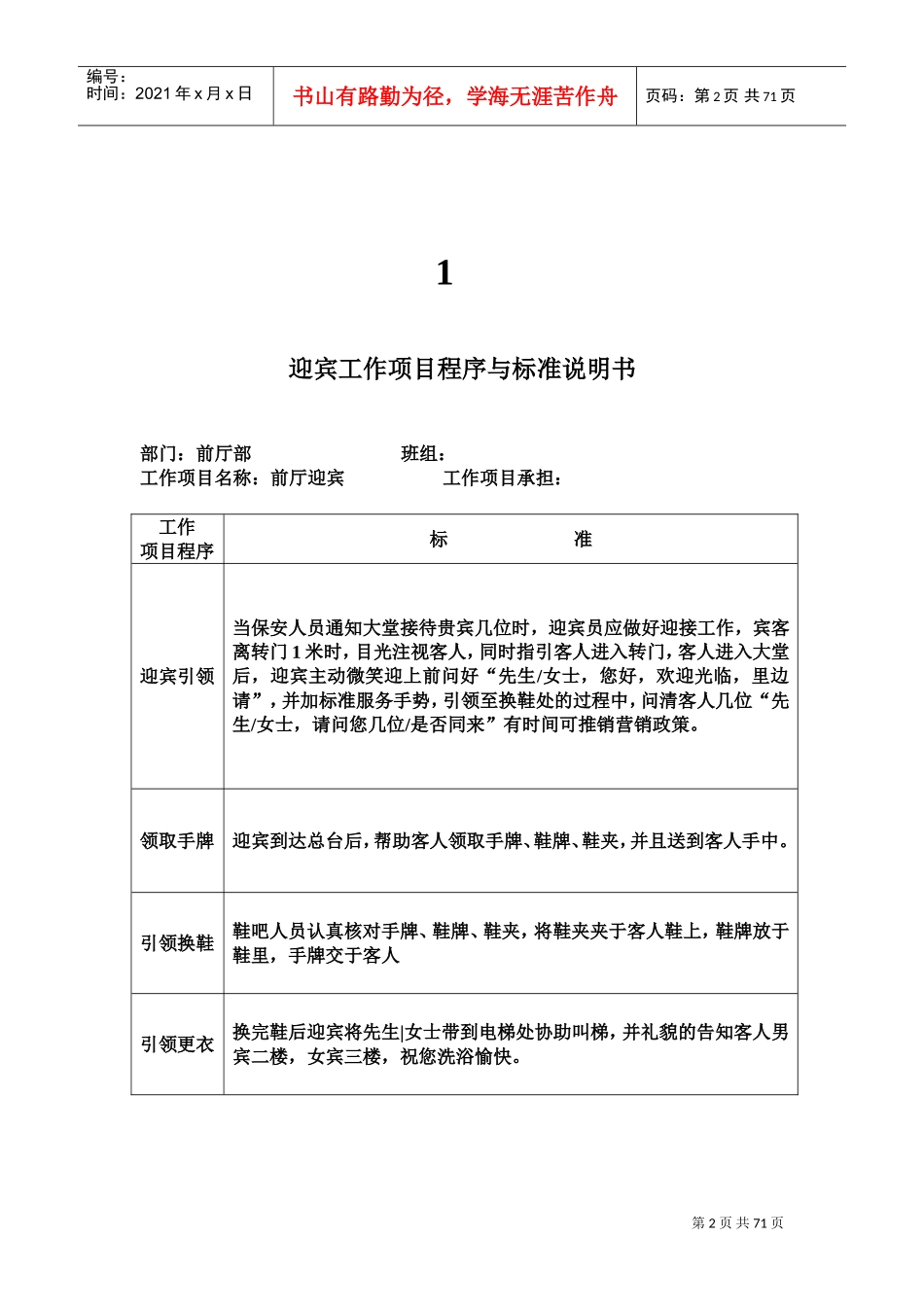 国际桑拿会所员工培训范本_第2页
