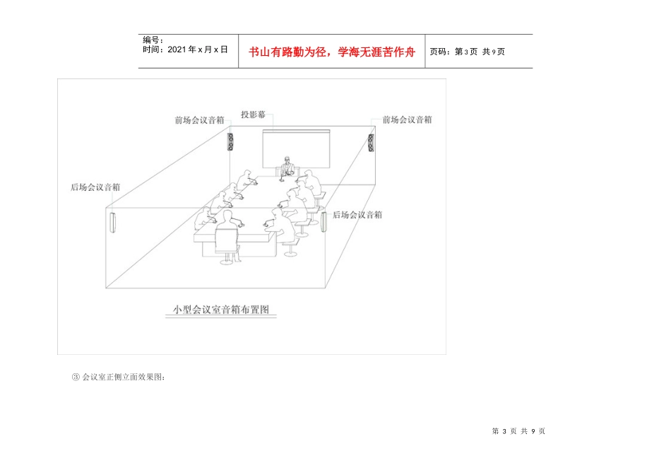 小型会议室音响系统设计_第3页