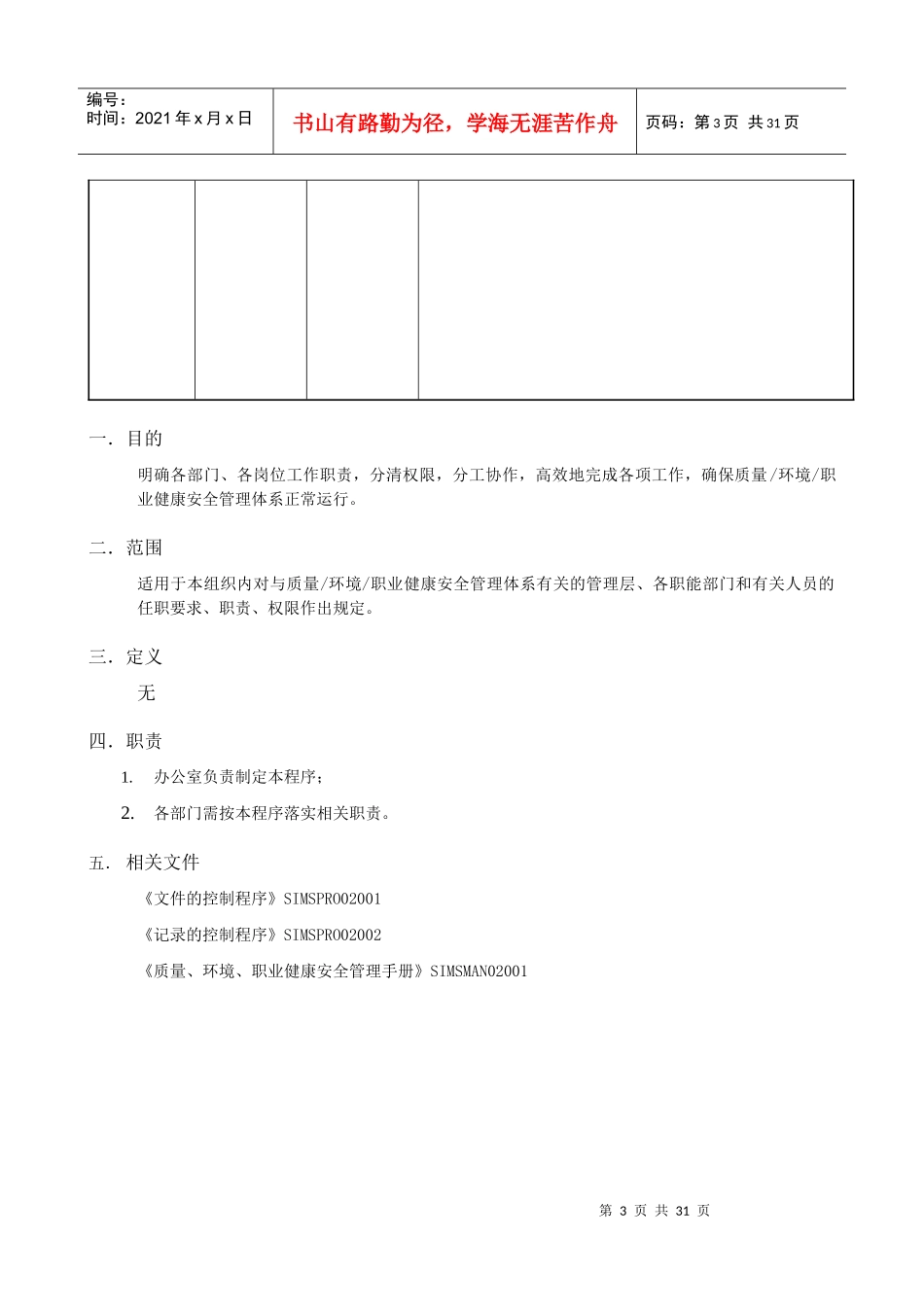 人力资源下载-职位分析→XX智能卡公司组织架构与职位说明书_第3页
