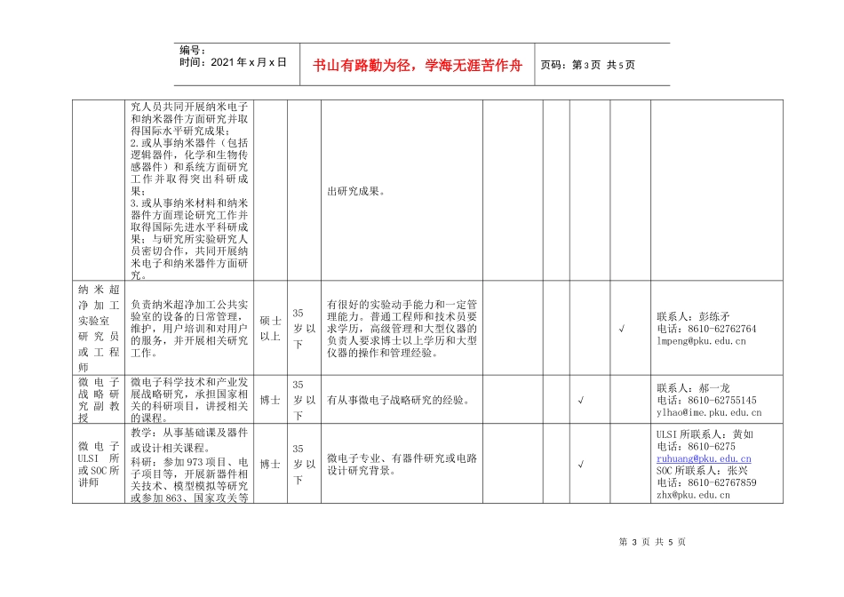 二零零四年度招聘启事_第3页