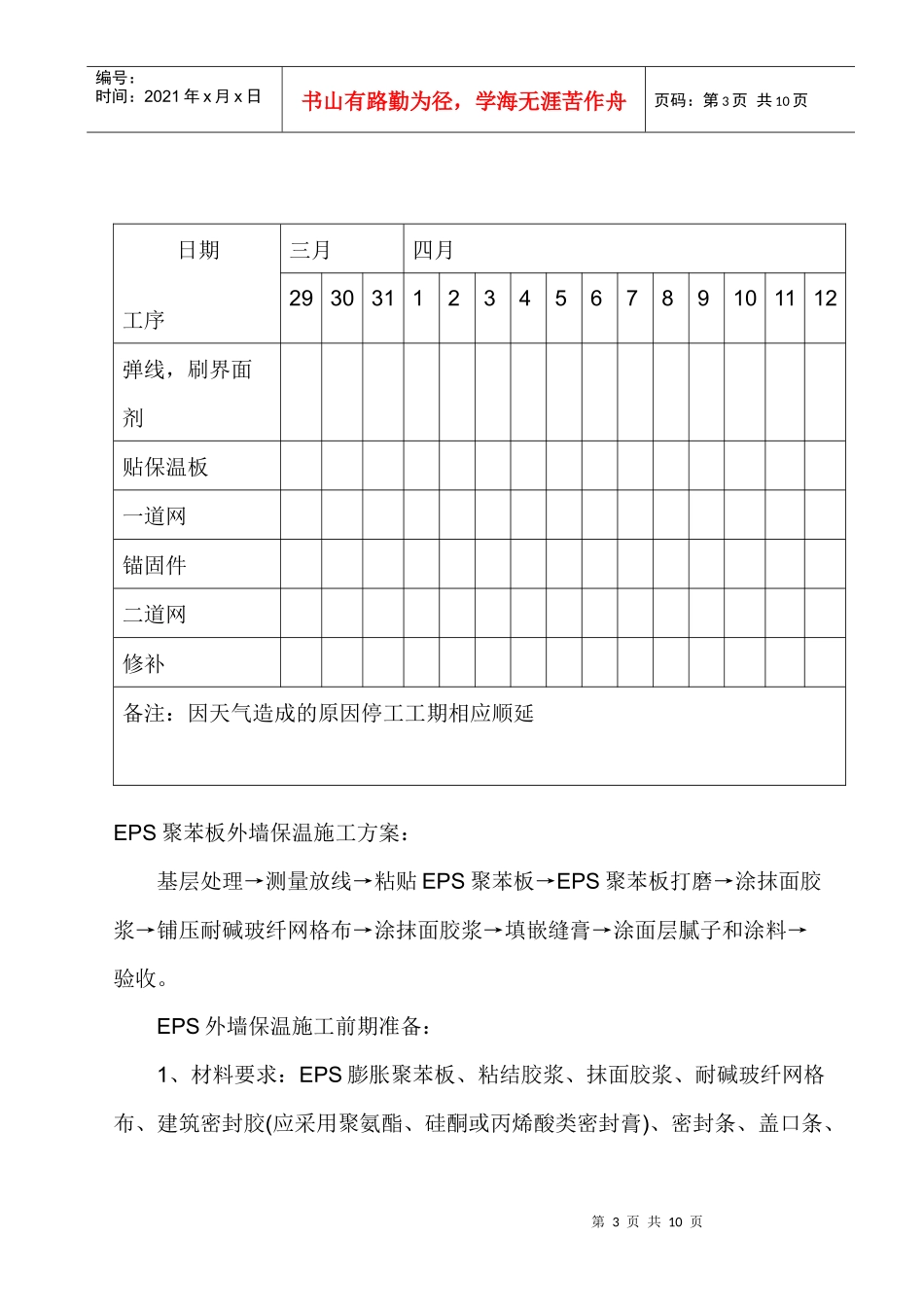 人力资源-2022EPS聚苯板外墙保温施工方案_第3页