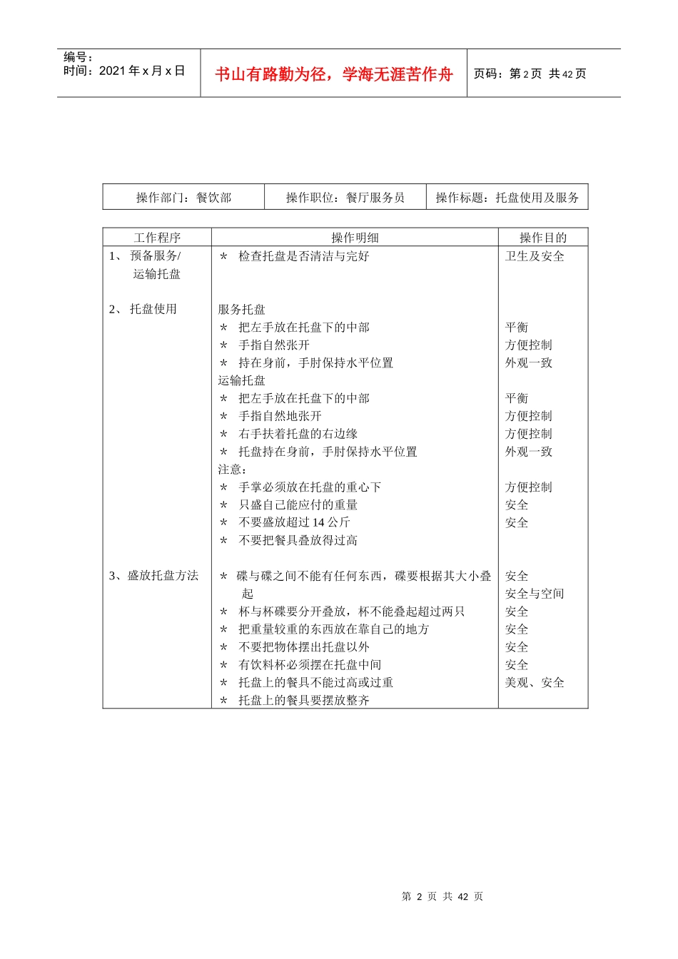 厨食府培训手册_第2页