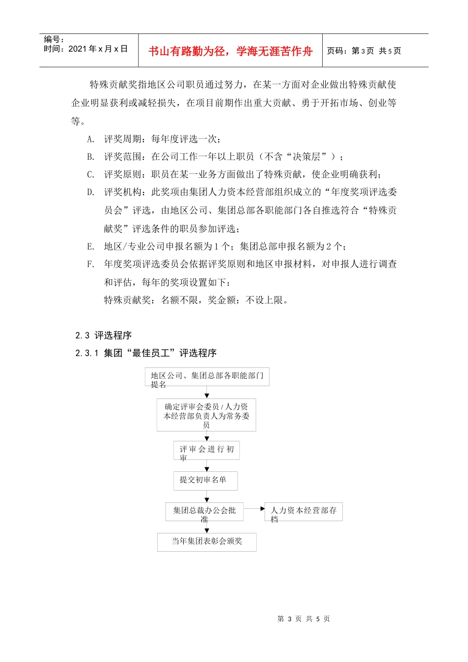 人力资源-2022HR508集团年度表彰实施条例_第3页