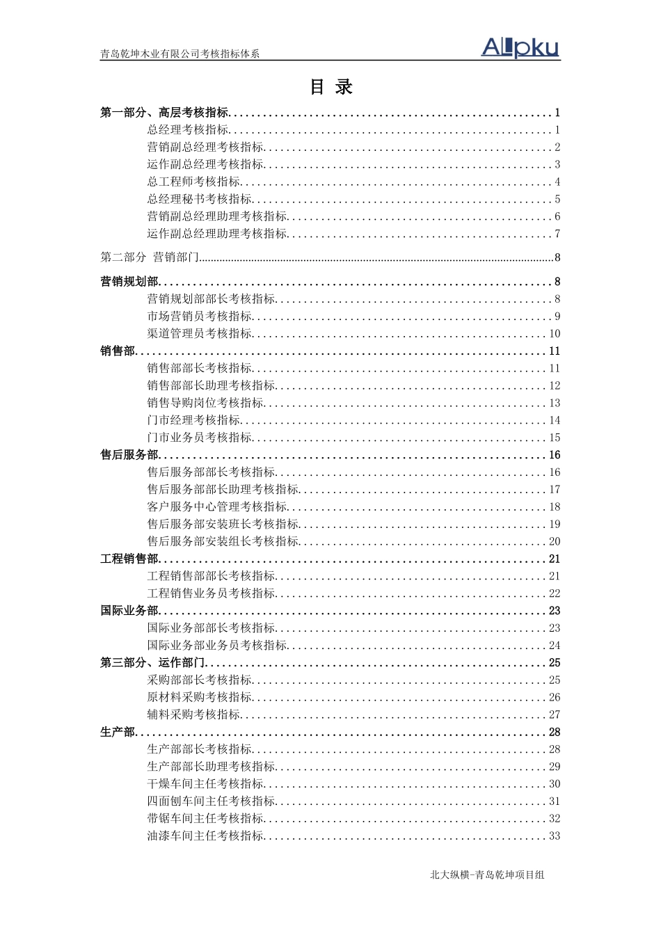 乾坤木业各岗位考核指标_第3页