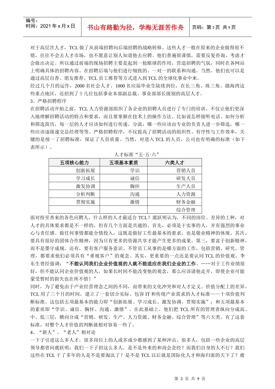 人力资源-2022TCL的人力资源管理_第3页