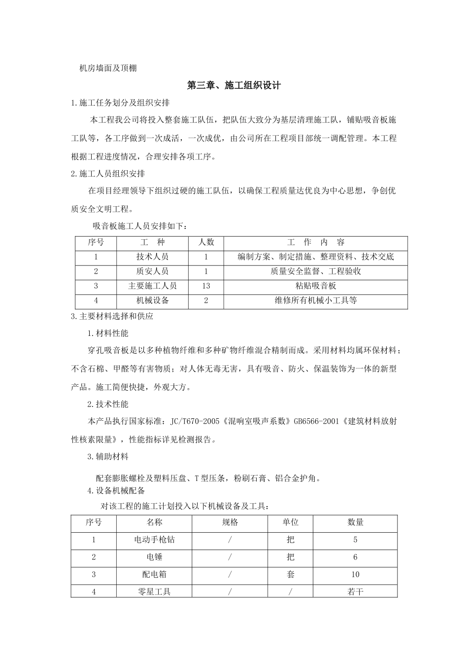 机房吸音板安装工程施工方案探析_第3页