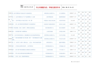 国际会议展览中心展会信息大全