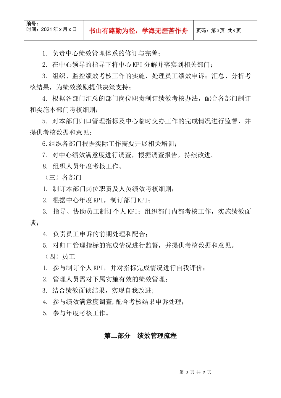 人力资源-2022kpi单位内容大纲_第3页