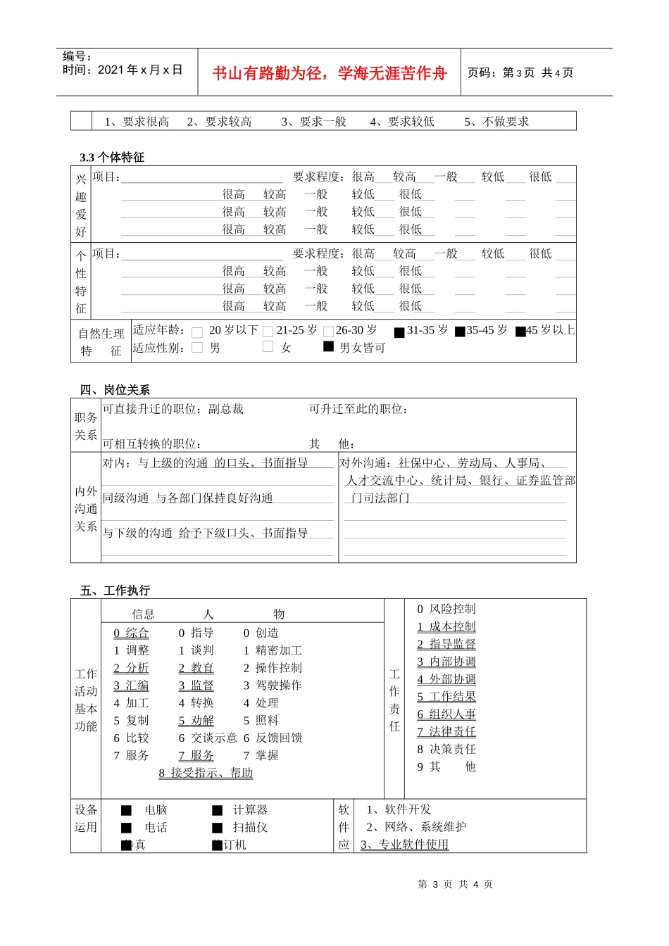 人力资源与行政部部门总经理岗位职责_第3页