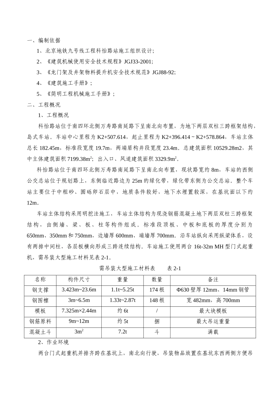 门式起重机吊装施工方案_第1页