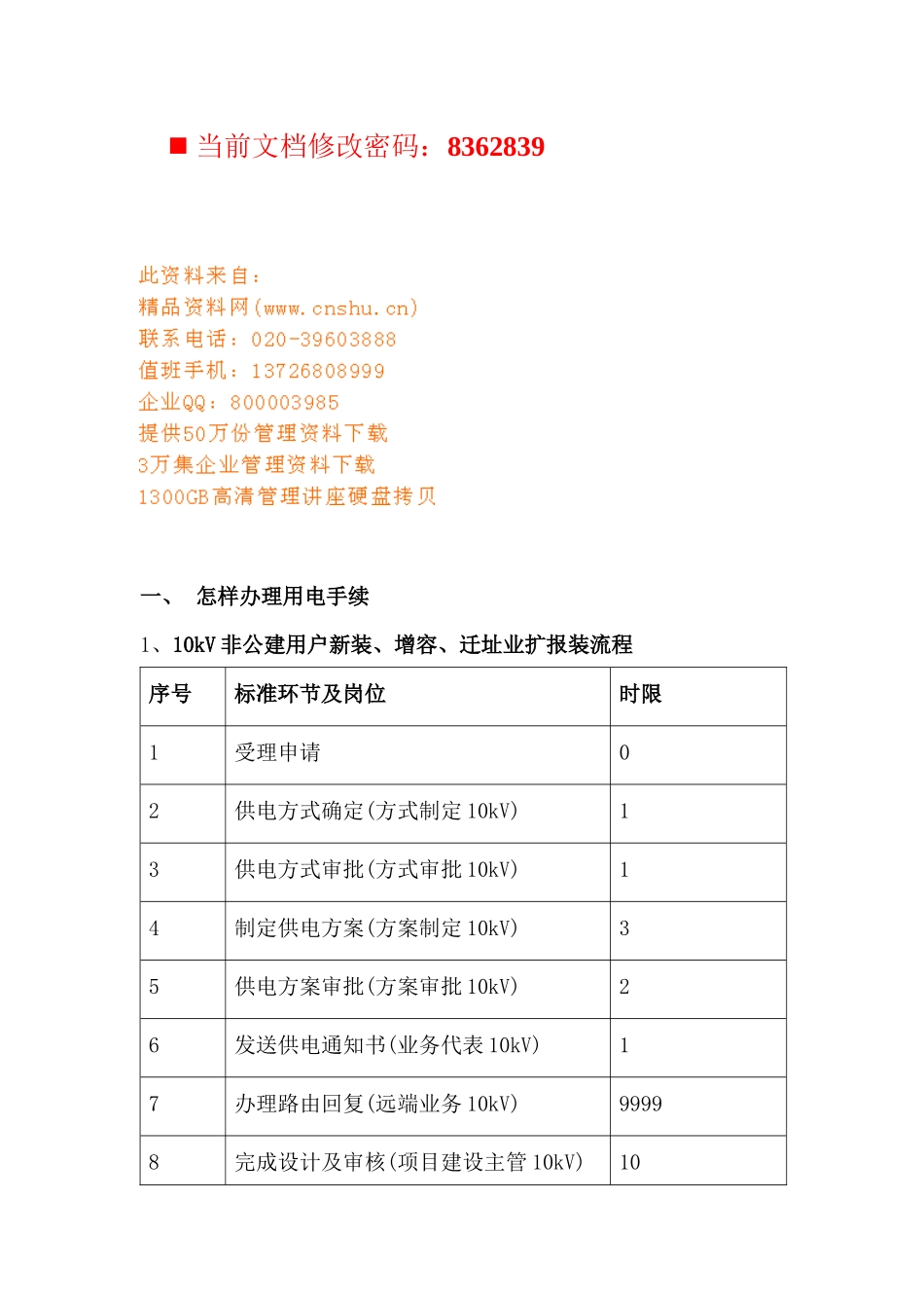 空港物流加工区--电力配套服务指南_第1页