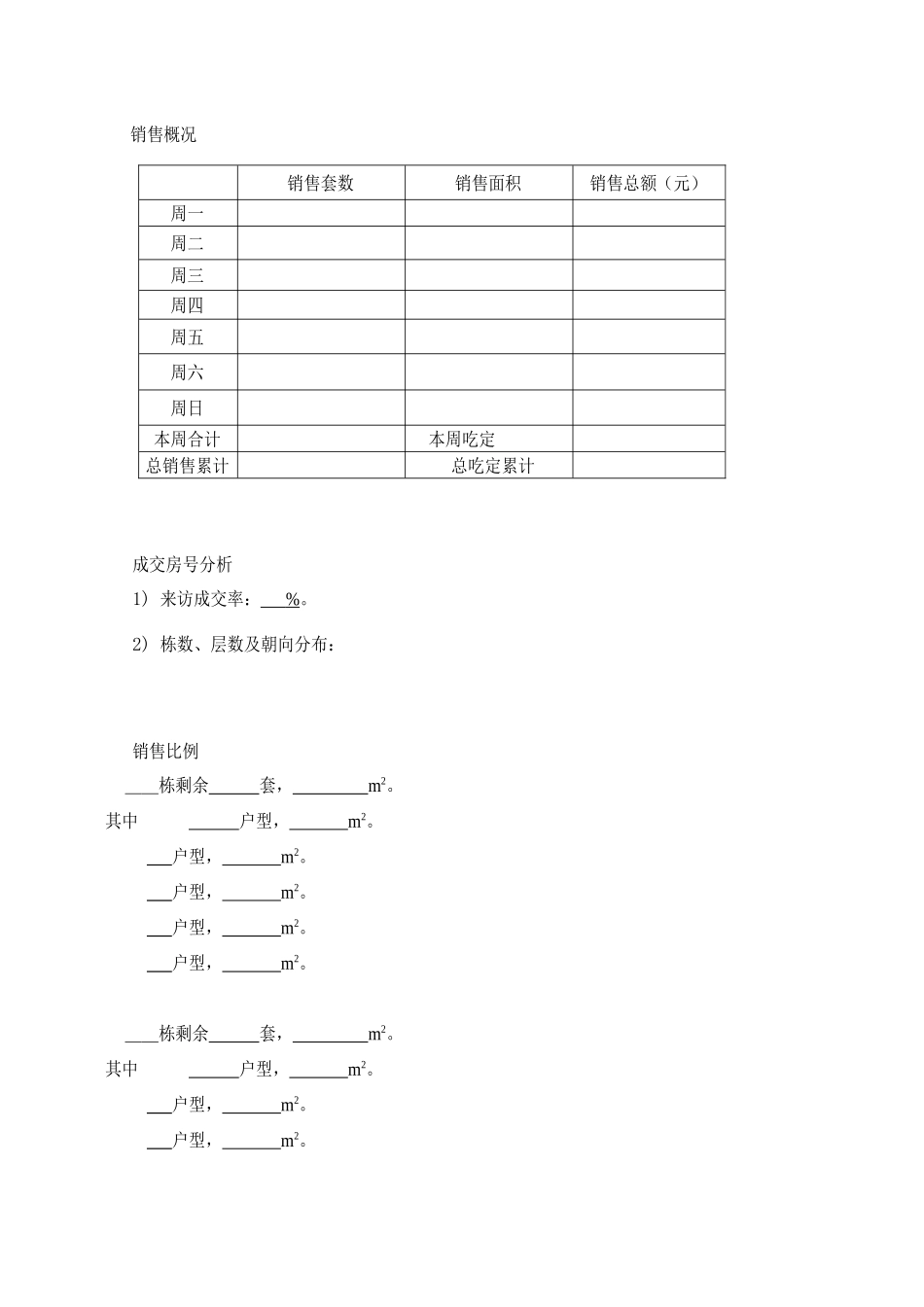 来访来电客户分析表_第2页