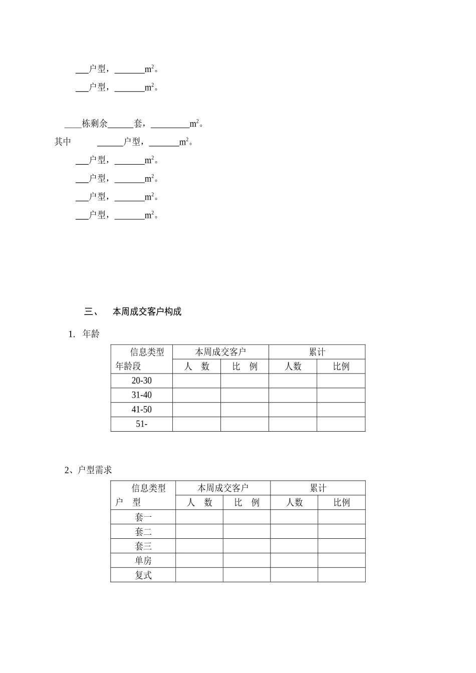 来访来电客户分析表_第3页