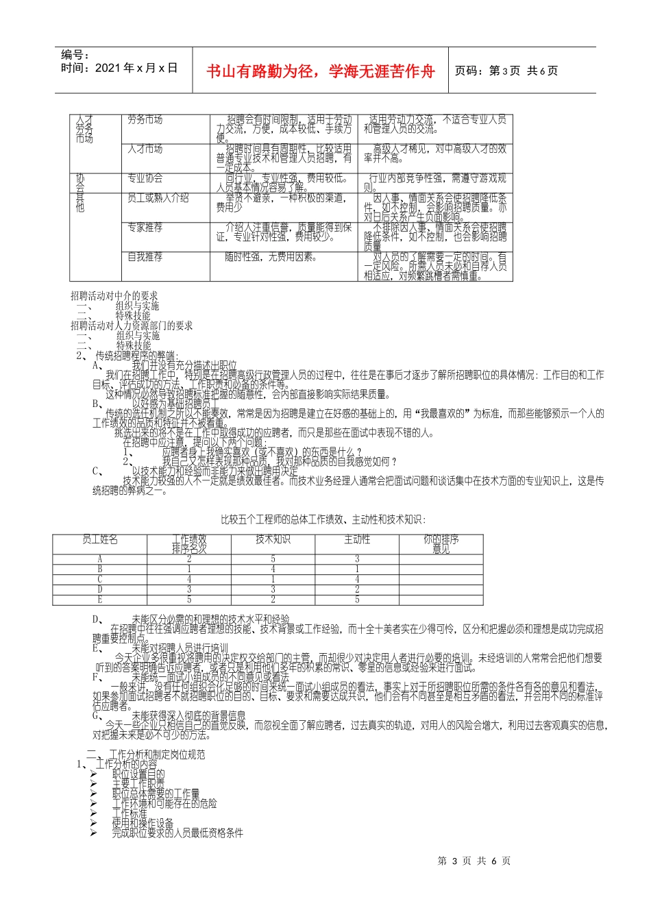 中介师（员）人力资源资料人力资源管理4_第3页