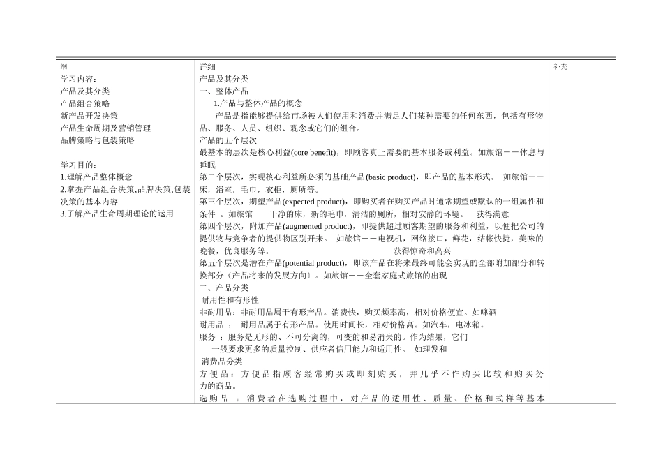 教案-第四章发展营销组合_第3页