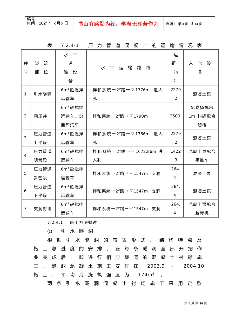 人力资源-20227.2压力管道混凝土工程施工(DOC10页)_第3页