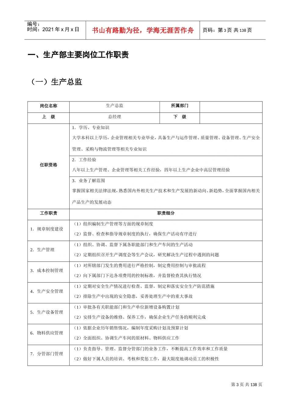 生产管理职位工作手册_第3页