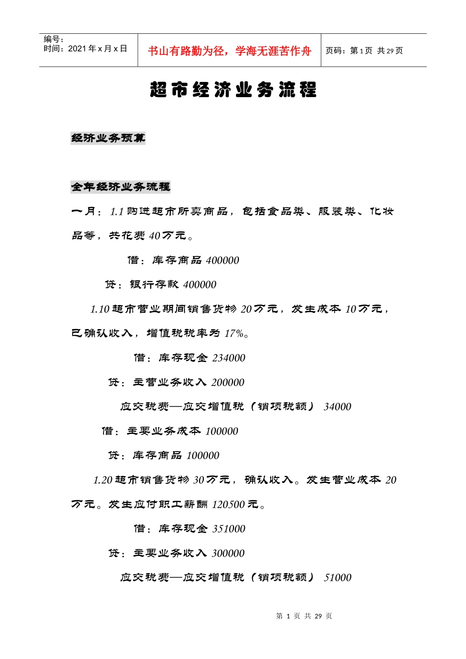 超市管理业务流程_第1页