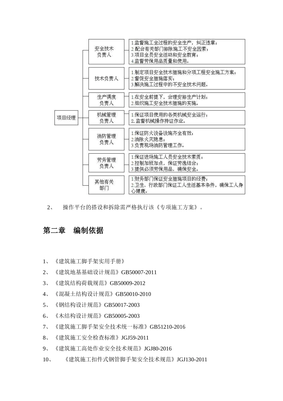扣件式操作平台施工方案_第3页