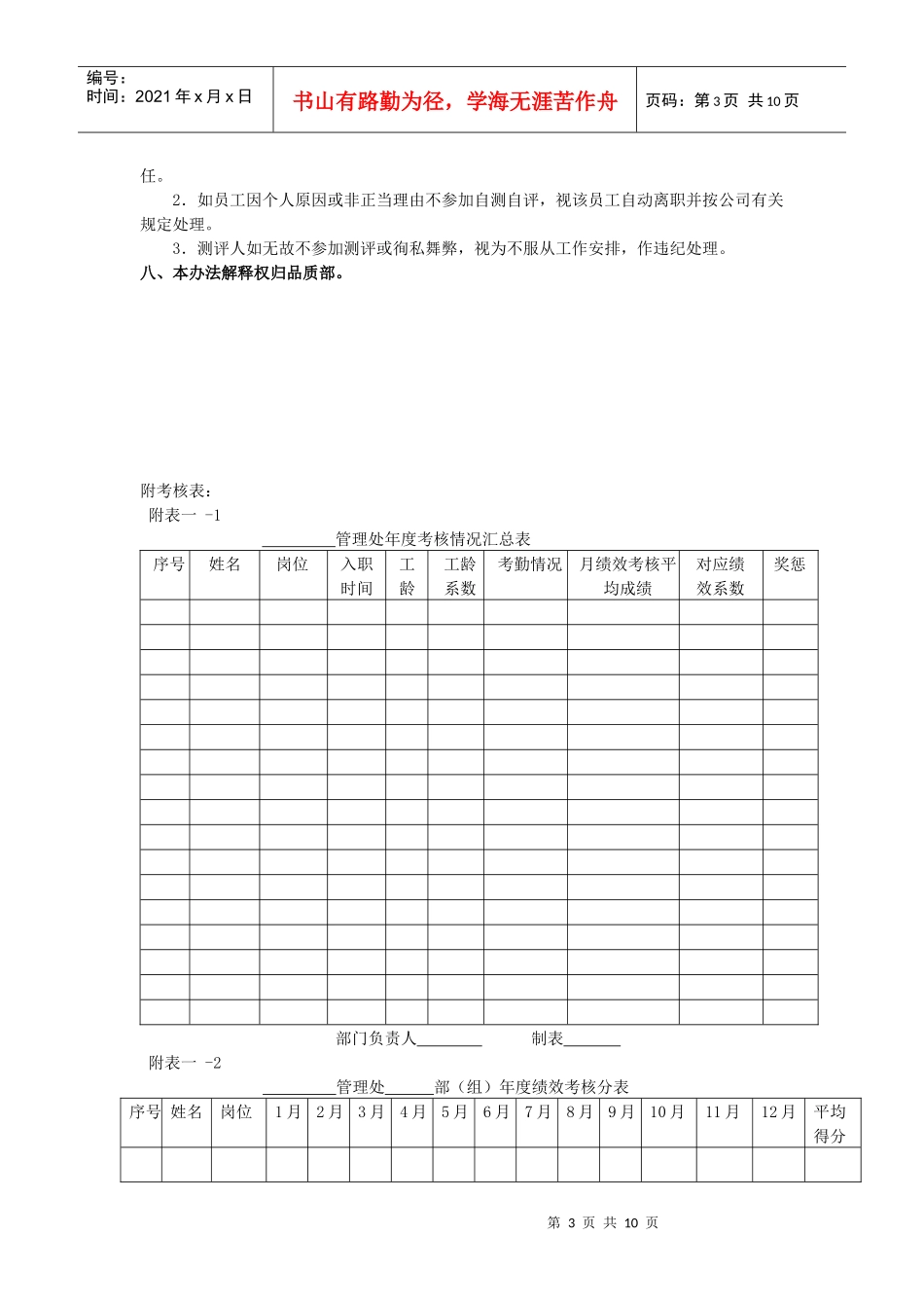 年终奖方案策划2017年终考核及年终奖方案_第3页