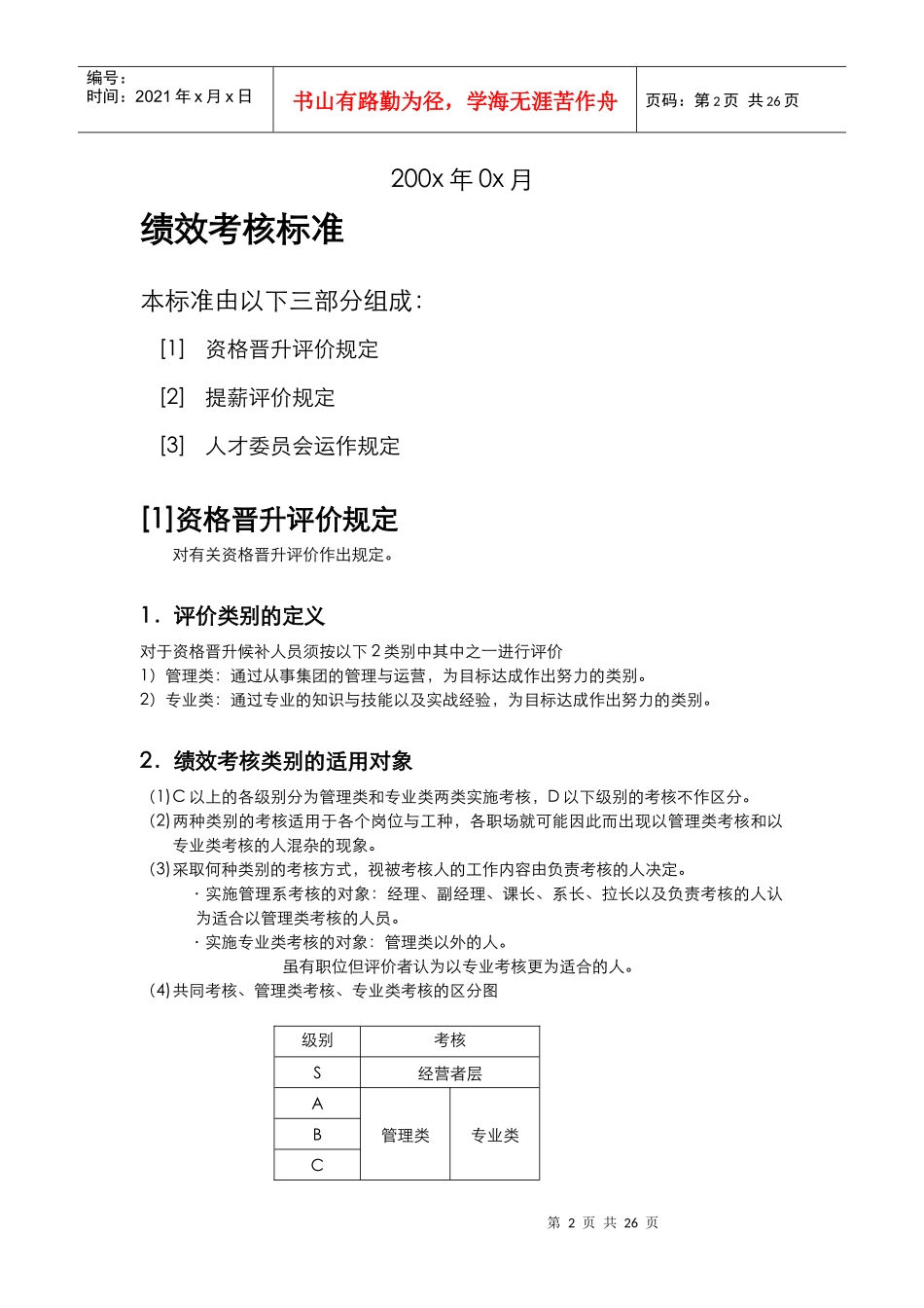 奥林巴斯的绩效考核标准_第2页