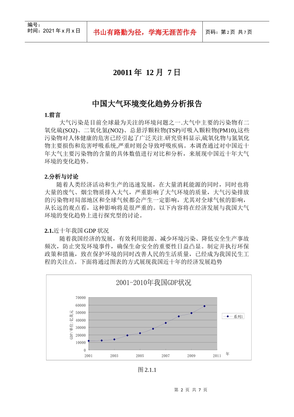 中国大气环境变化趋势报告_第2页