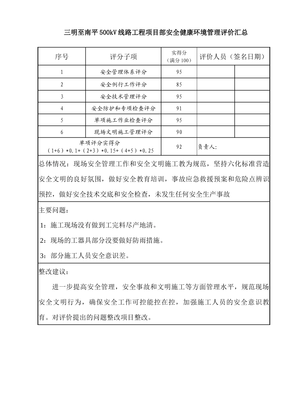 输变电施工企业项目部管理体系评分(基础)_第3页