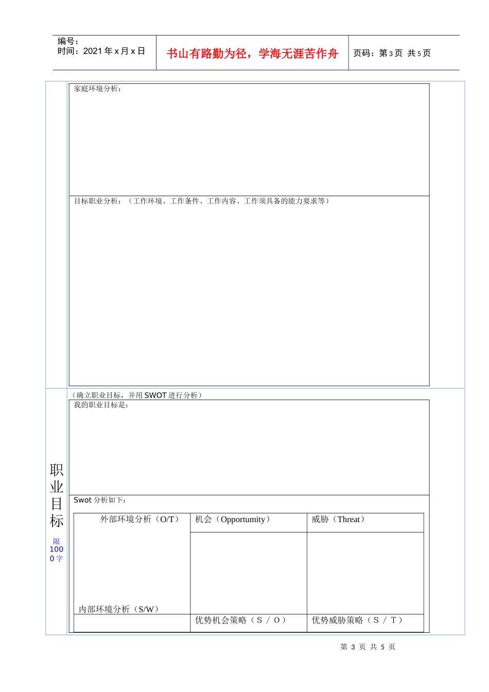 大学生职业生涯规划格式_第3页