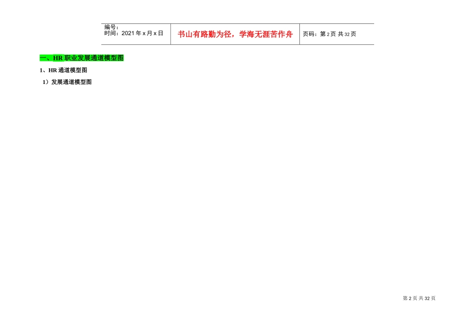 人力资源-2022TCL任职资格体系资料(HR)(DOC31页)_第2页