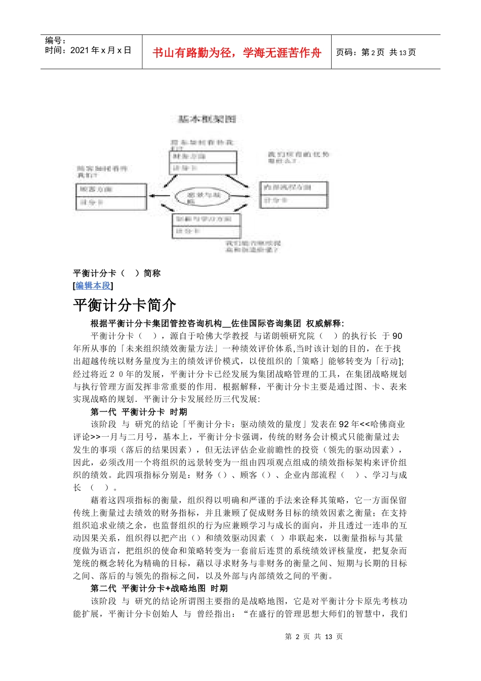 平衡计分卡的发展历程与基本理论_第2页
