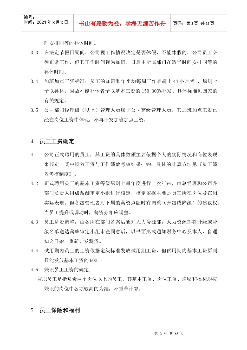 人力资源-2022as薪资福利制度_第3页